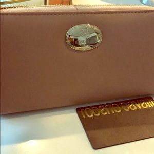 Roberto Cavalli wallet in Nude